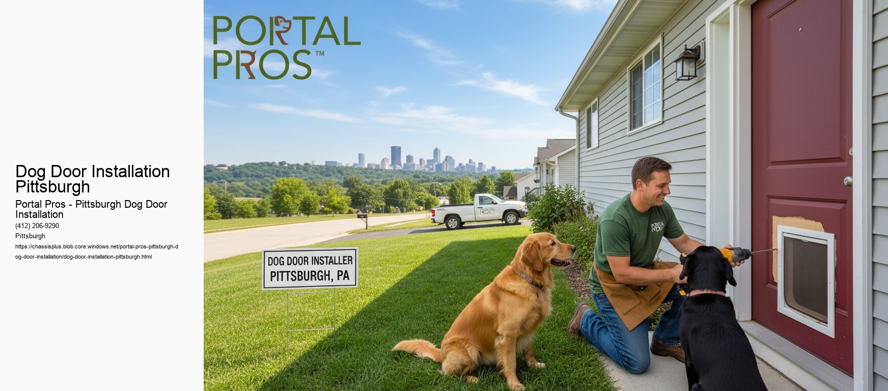 Dog Door Installation Pittsburgh