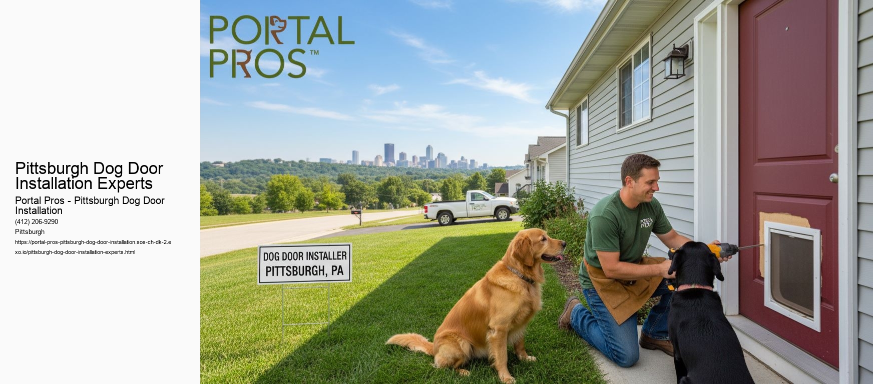 Pittsburgh Dog Door Installation Experts